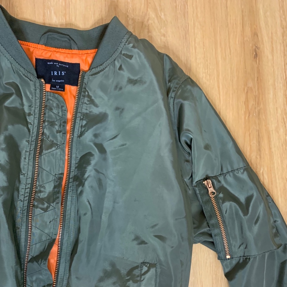 Green bomber jacket - Picture 3 of 3